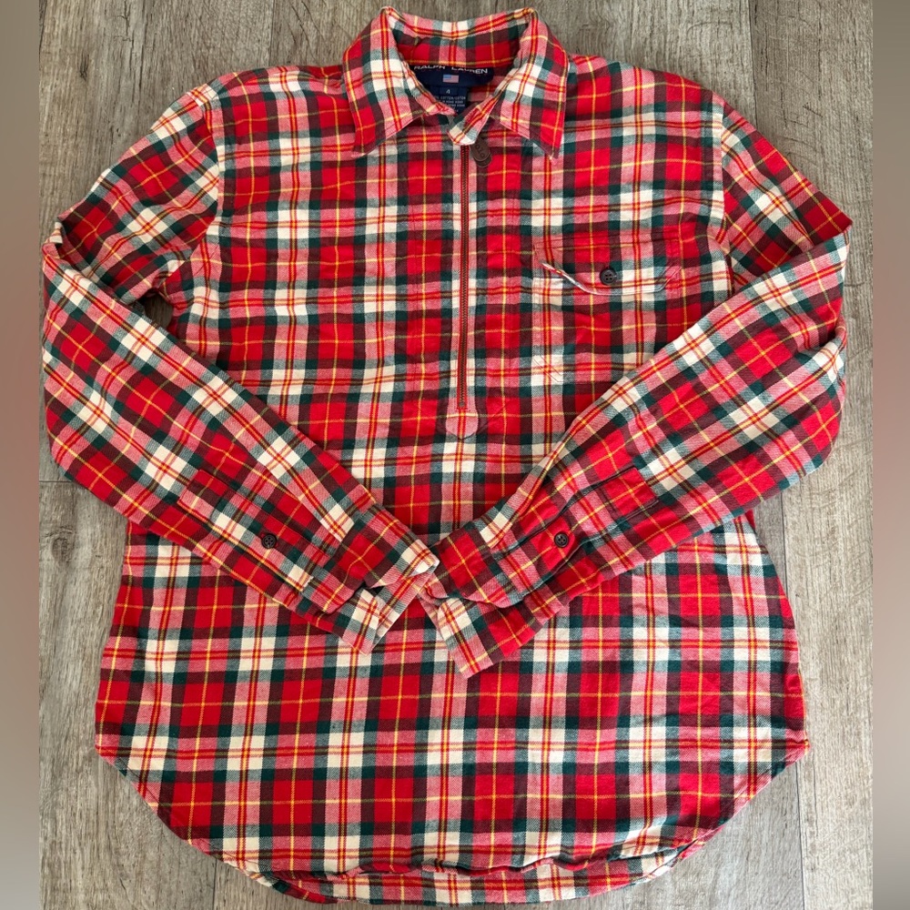 Ralph Lauren Plaid Top